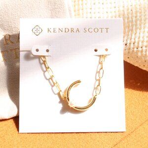 Kendra Scott Letter C Freshwater Cultured Pearl Necklace - Gold
